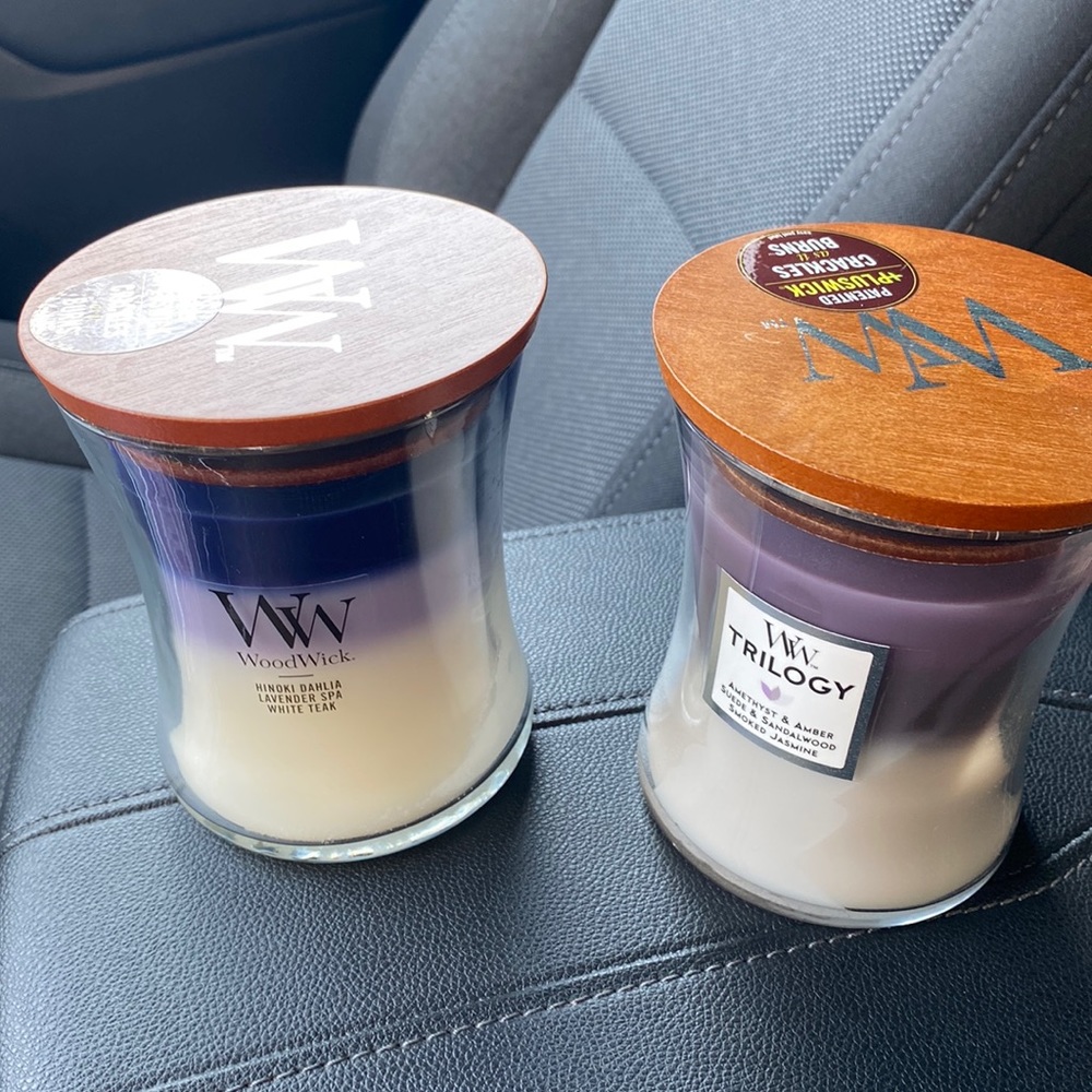 Woodwick cracking candles trilogy